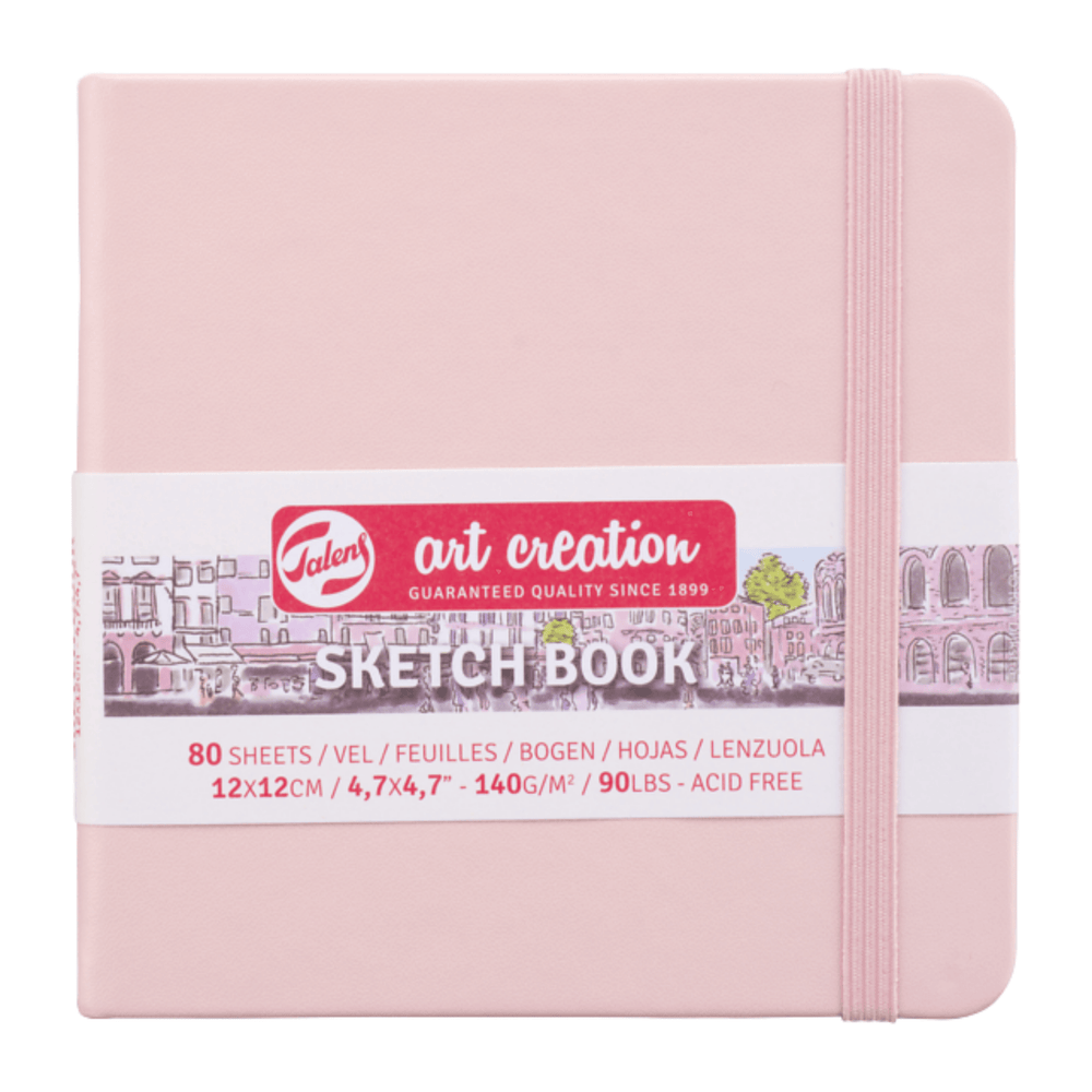 Sketch Book weisses Papier 12x12 (verschiedene Farben) - Stifteliebe