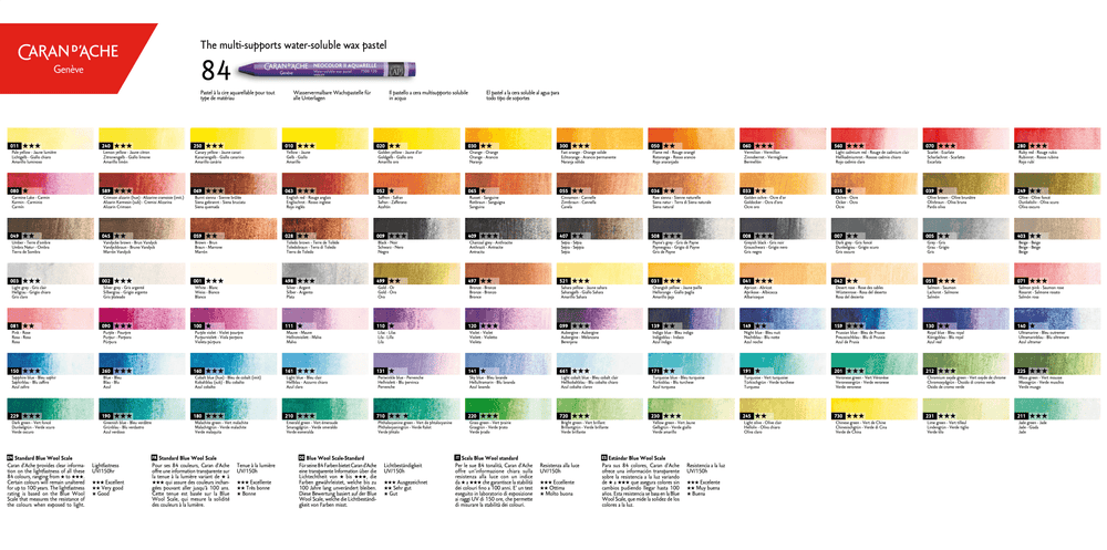Colour Chart Neocolor 2