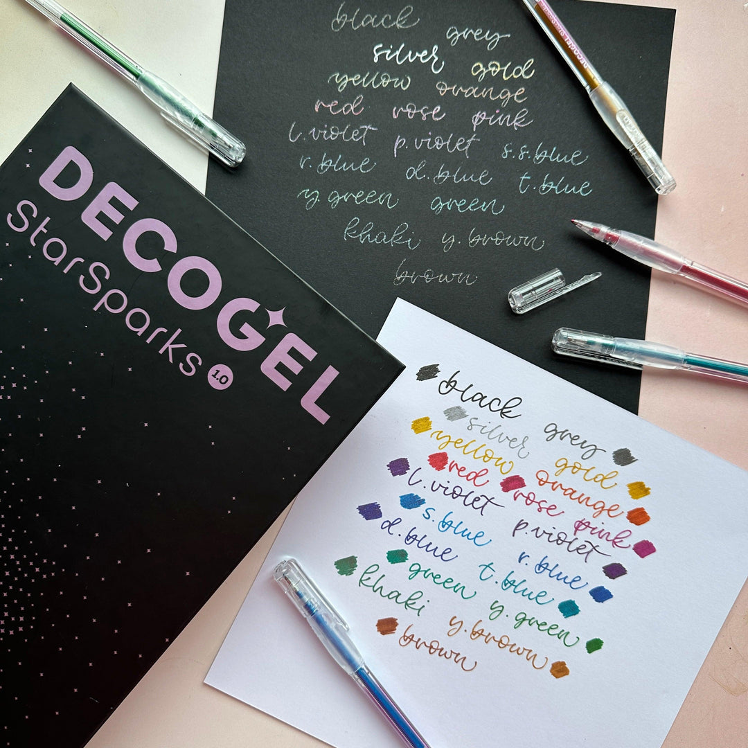 DECOGEL COSMIC SET alle 50 Farben - Stifteliebe