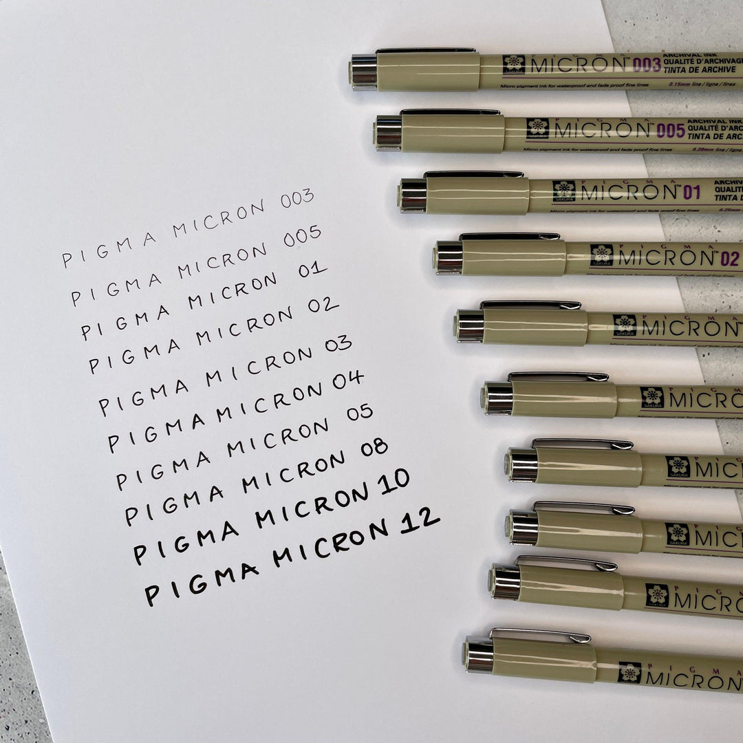 Pigma Micron 10er Set - Stifteliebe
