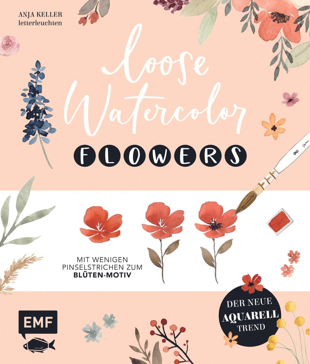 Buch Loose Watercolor Flowers - Stifteliebe