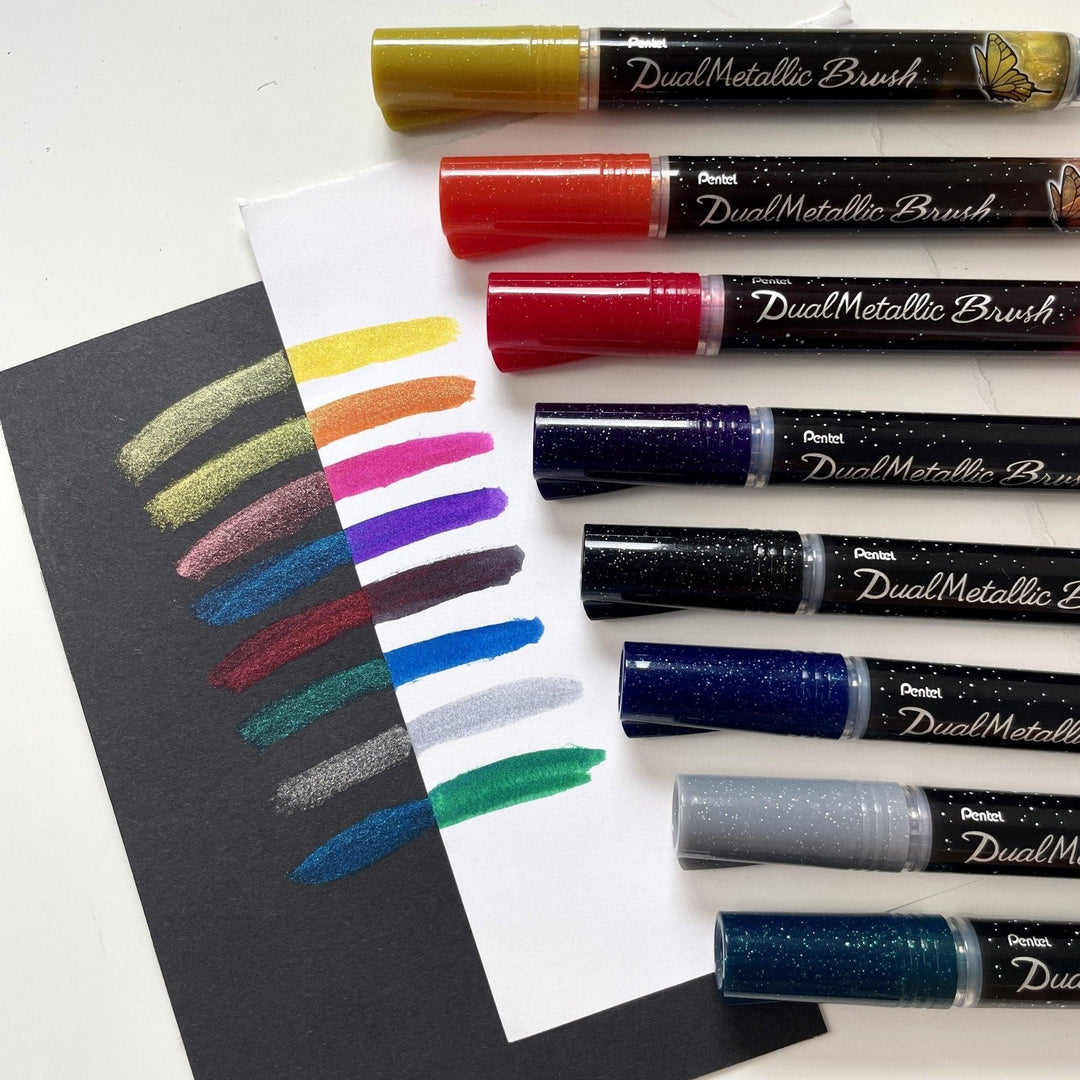 Dual Metallic Brushpen 8er Set - Stifteliebe