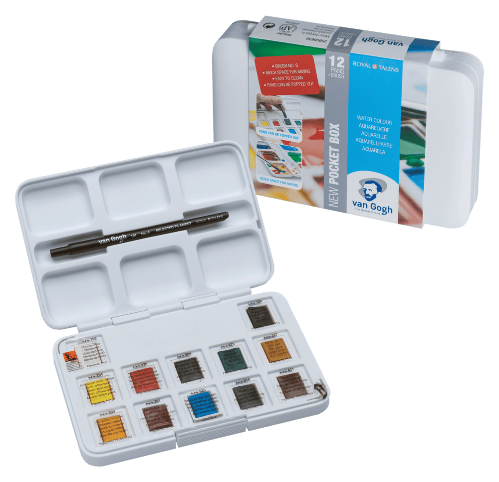 Pocket Box Aquarellfarben Basic - Stifteliebe