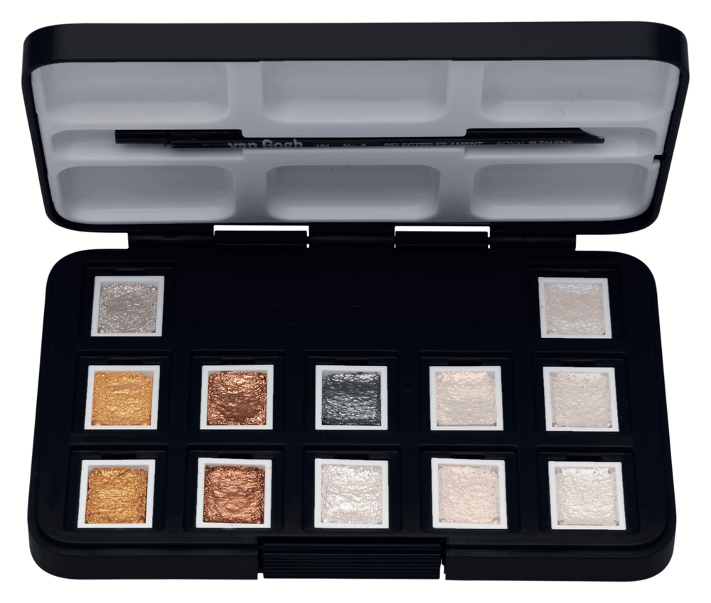 Pocketbox Metallic Aquarellfarben - Stifteliebe