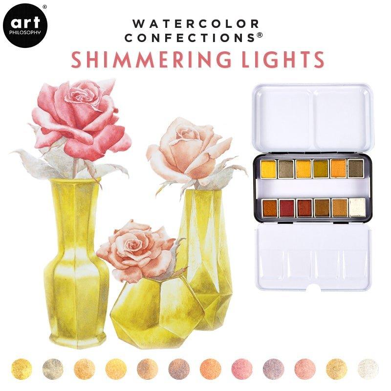 "Shimmering Lights" Watercolor Confections - Stifteliebe